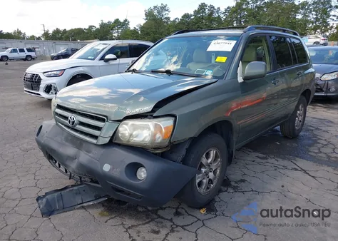 2005 Toyota Highlander V6 from USA, damaged, VIN JTEEP21A350101864